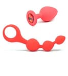 Ravishing Red Anal Pleasure Play Set