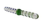 Threaded Dragon Crystal Pyrex Glass Massager 1