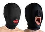 Fetish Open Mouth Mask Hood – Slave Headgear
