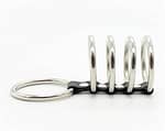 Chastity Cock ring - Stainless Steel Cock Rings 5 Rings