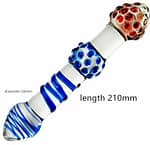 Glass Spiral Texture Dildo & Butt Plug