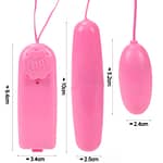 Multi Speed Bullet Style Dual Control Dual Vibration Eggs