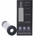 Rechargeable Automatic Penis Pump with Black Sleeve + Free Cock Ring