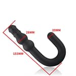 Silicone​ Beaded Anal Hook