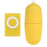 Wireless Remote Control Vibrating Egg - Yellow