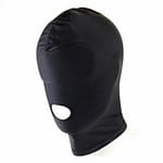 Fetish Open Mouth Mask Hood - Slave Headgear