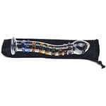 Sensual Colourful Textured Glass Dildo Massager Wand