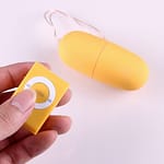 Wireless Remote Control Vibrating Egg – Yellow