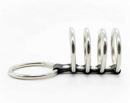 Chastity Cock ring - Stainless Steel Cock Rings 5 Rings