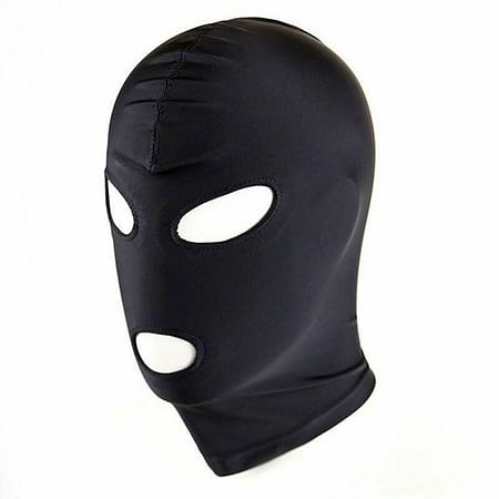 Fetish Open Mouth Mask Hood - Slave Headgear