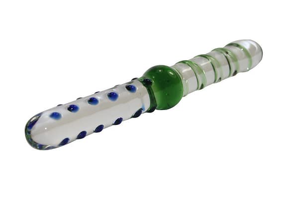 Threaded Dragon Crystal Pyrex Glass Massager 3