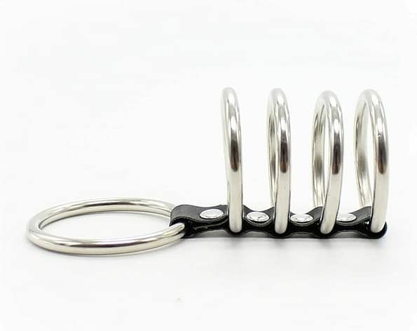 Chastity Cockring – Stainless Steel Cock Rings 5 Rings