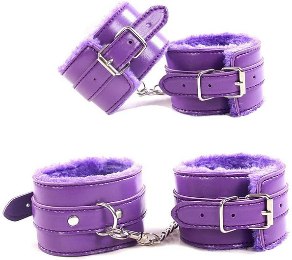 10pcs SM Bondage Roleplay Sex Kit Purple 6