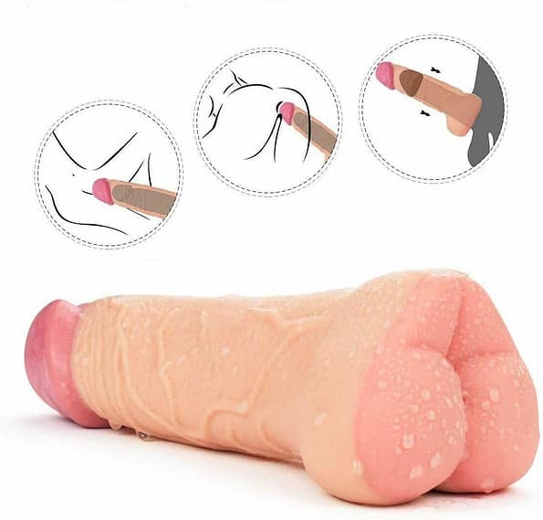 Lifelike Anal Dildo Stroker Male Masturbator 6