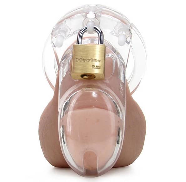 Short Penis Chastity Device With 5 Size Penis Ring 4