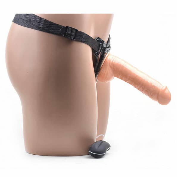 Aphrodisia Realistic Dong Vibrating Strap On Dildo 2