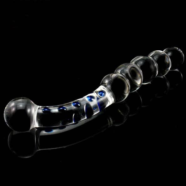 Borosilicate Crystal Glass Massager Anal Fun 4