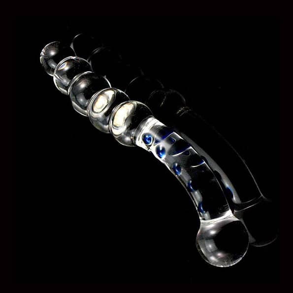 Borosilicate Crystal Glass Massager Anal Fun 5