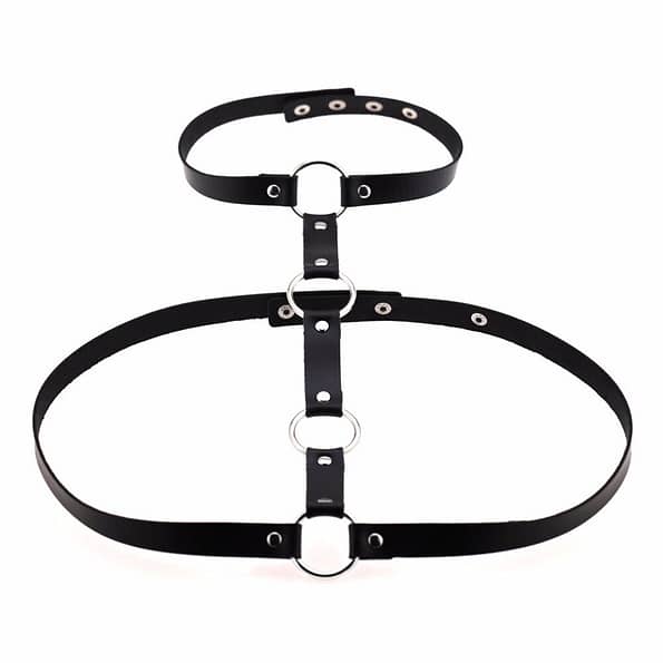 PU Leather Upper Body Harness 3