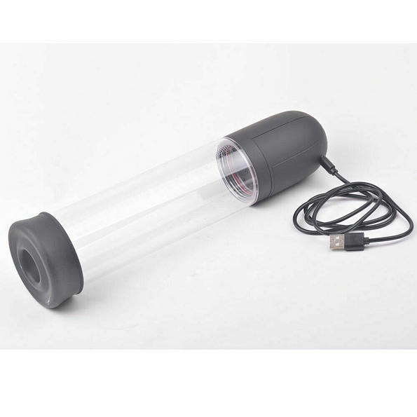 Rechargeable Automatic Penis Pump with Black Sleeve + Free Cock Ring 3