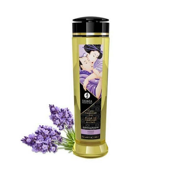 Shunga Massage Oil Sensation Lavender – 240ml 2
