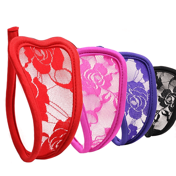 Womens Lace Sexy C-string 2