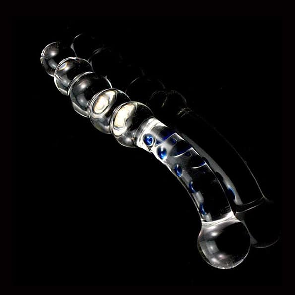 Borosilicate Crystal Glass Massager Anal Fun 5