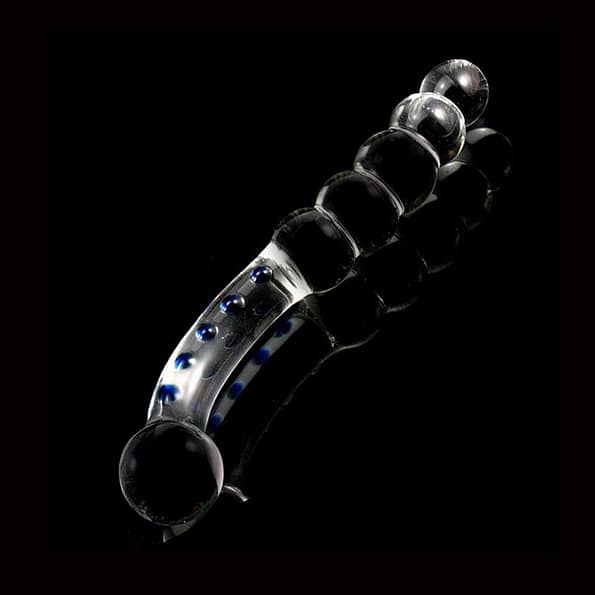 Borosilicate Crystal Glass Massager Anal Fun 6.