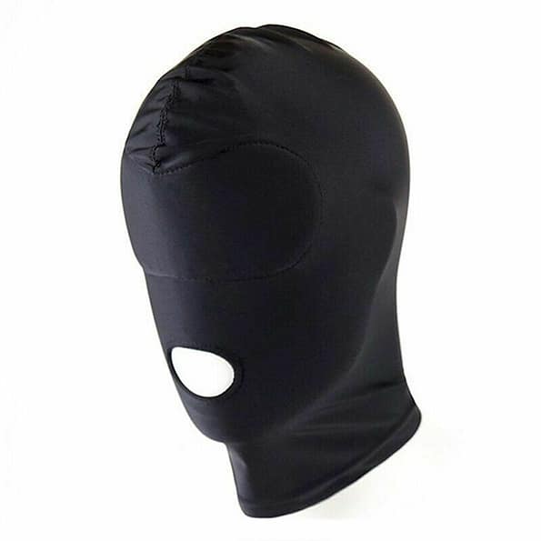 Fetish Open Mouth Mask Hood – Slave Headgear