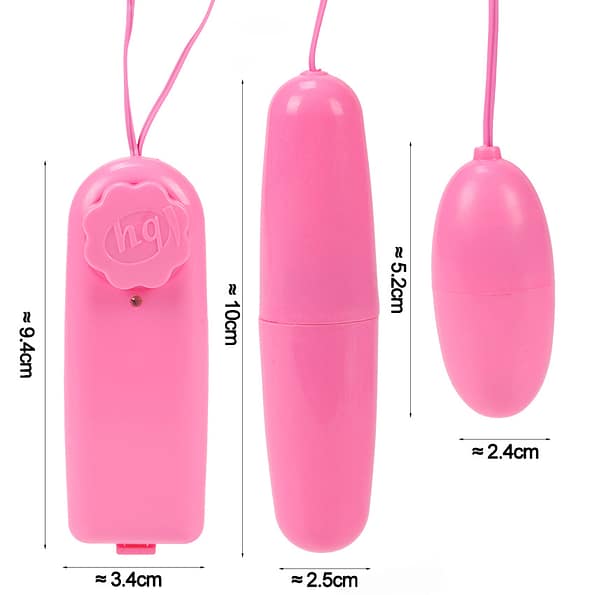 Multi Speed Bullet Style Dual Control Dual Vibration Eggs 3