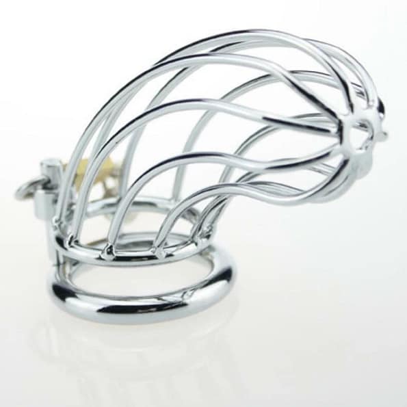 Stainless Steel Penis Ring Chastity Device 2