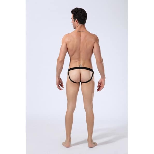 Transparent Red Jockstrap 4