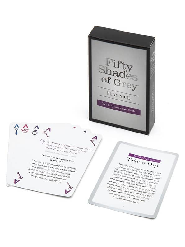 Fifty Shades Play Nice Talk Dirty Card Game 2